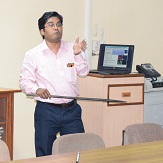 Uttam Kumar Ghorai, Dept. Industrial Chemistry & Applied Chemistry, Swami Vivekananda Research Center, Ramakrishna Mission Vidyamandira, was delivered a talk on Next Generation Transition Metal Doped Phthalocyanine Nanotubes for Multifunctional Applications on Oct. 31, 2019