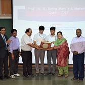 Prof. N. K. Batra Metals & Materials Quiz - 2019